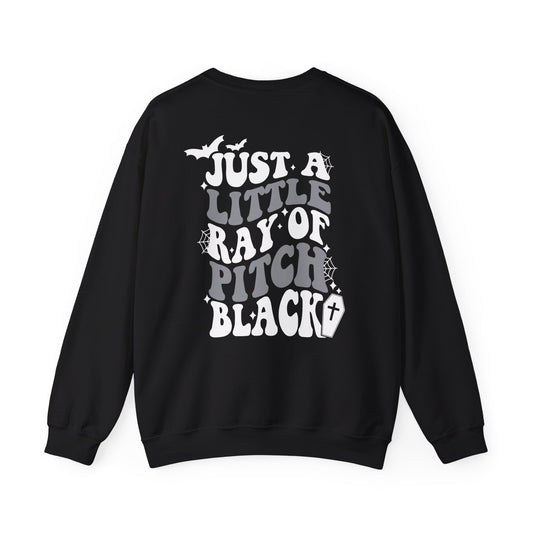 Little Ray of Pitch Black Crewneck Sweatshirt