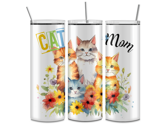 Cat Mom Tumbler