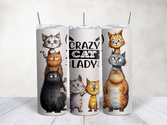 Crazy Cat Lady Tumbler