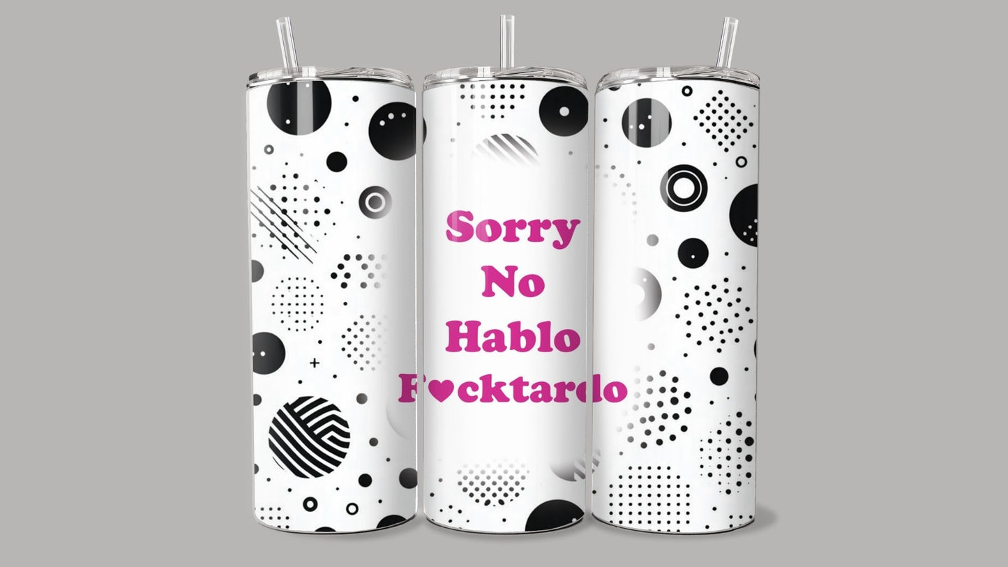 "No Hablo" Tumbler