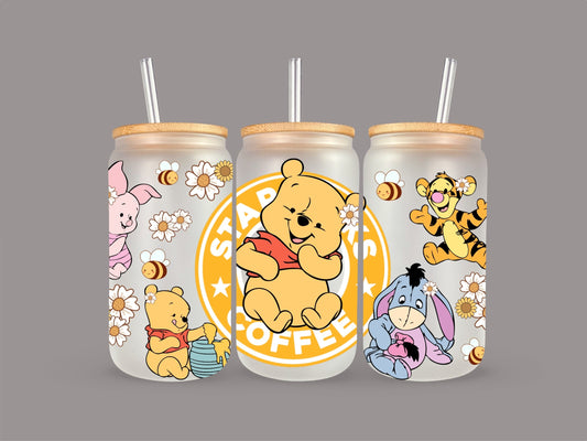 Winnie the Pooh Glass Cup