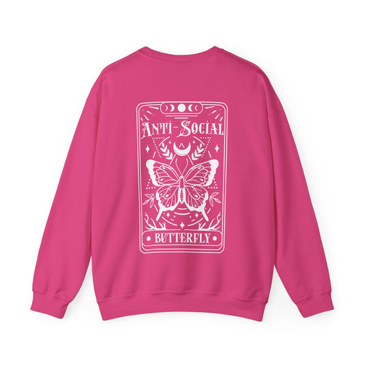 "Anti-Social Butterfly" Crewneck Sweatshirt