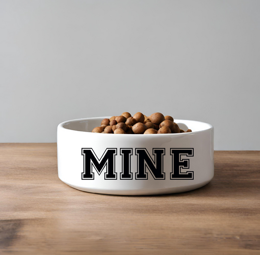 "Mine" Pet Bowl