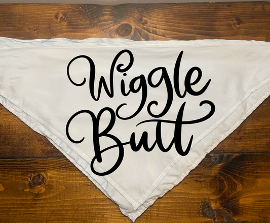 "Wiggle Butt" Pet Bandana