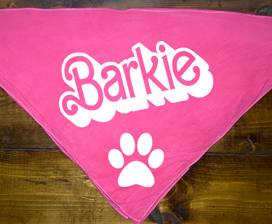 "Barkie" Pet Bandana