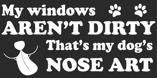 "My Windows Aren't Dirty..." Car Decal