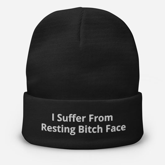 "RBF" Embroidered Beanie